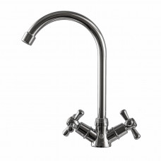 Смеситель для кухни DOMINO DK-H104-2N-CHROM хрест SHARM (000011192)