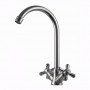 Смеситель для кухни DOMINO DK-H104-2N-CHROM хрест SHARM (000011192)