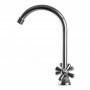 Смеситель для кухни DOMINO DK-H104-2N-CHROM хрест SHARM (000011192)