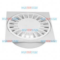 Трап 150*150 мм, нижний отвод Ø110, пластиковый ″Waterstal″ (YS 115) (000011579)
