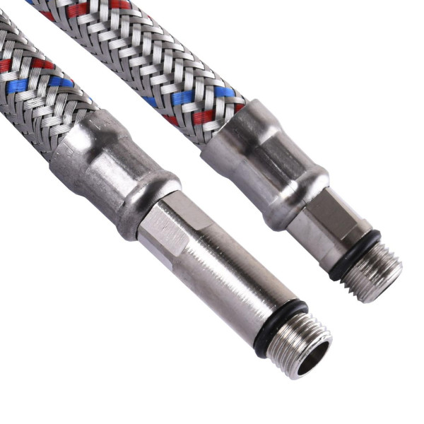 Шланг нержавеющая сталь ECO FIX М10х1/2″ 0,4 м ПАРА EPDM (000012028)