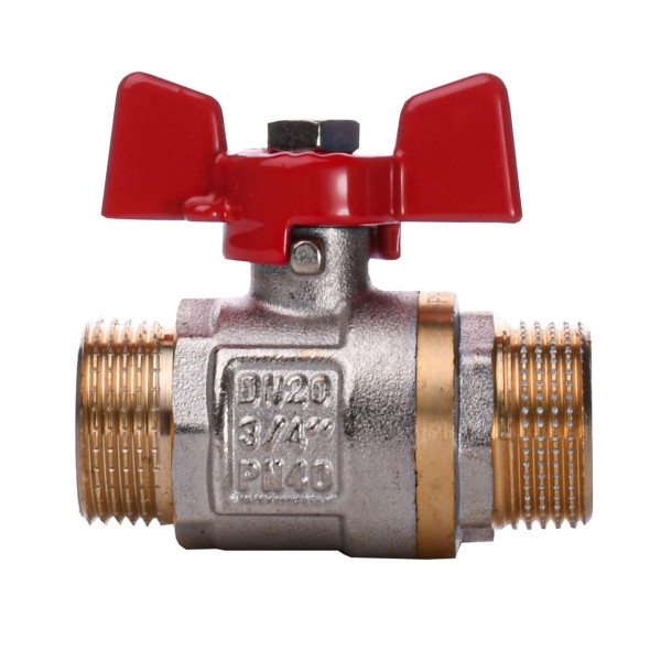 Кран шаровый прямой Q PROFESSIONAL 3/4″ НН КБ PN40 Q153 (000012534)