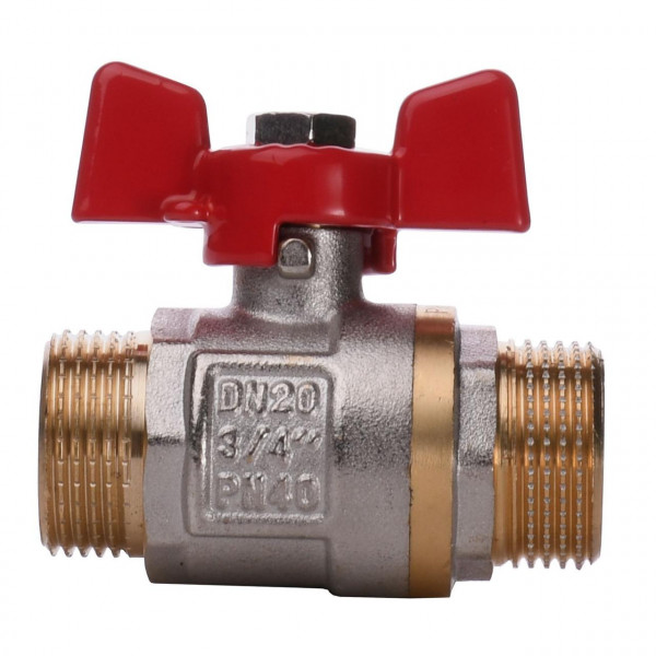 Кран шаровый прямой Q PROFESSIONAL 3/4″ НН КБ PN40 Q153 (000012534)