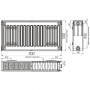 Радиатор стальной панельный OPTIMUM 22 бок 500х1100 (000013163)