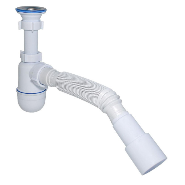 Сифон Waterstal А-3202 под умывальнк с гофрой 1 1/4″ 40/50 (000013266)