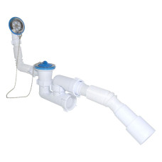 Сифон Waterstal А-80089 для ванны регулир.1 1/2″ 40/50 с пер., с гибкой трубой (000013271)