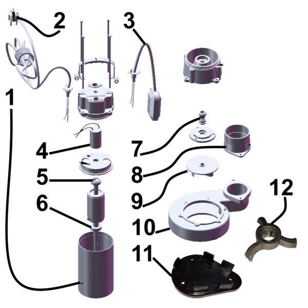 Насос фекальный с режущим механизмом VOLKS V 750 DF 0,75 кВт (000013621)