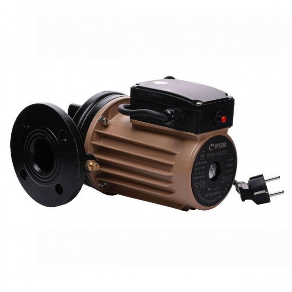 Насос циркуляционный фланцевый Optima OP40-130 220мм + кабель с вилкой! (000013634)