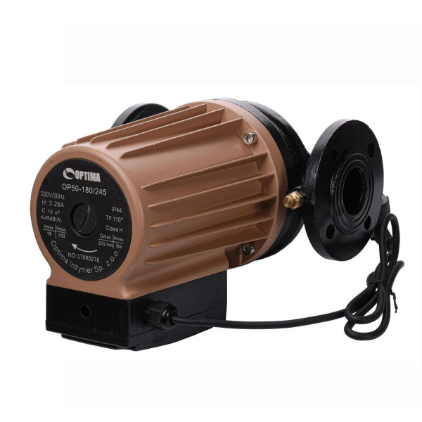 Насос циркуляционный фланцевый Optima OP50-180 245мм + кабель с вилкой! (000013635)