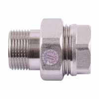 Сгон-американка прямой PROFESSIONAL 1/2″ НИКЕЛЬ QP160 (000013964)
