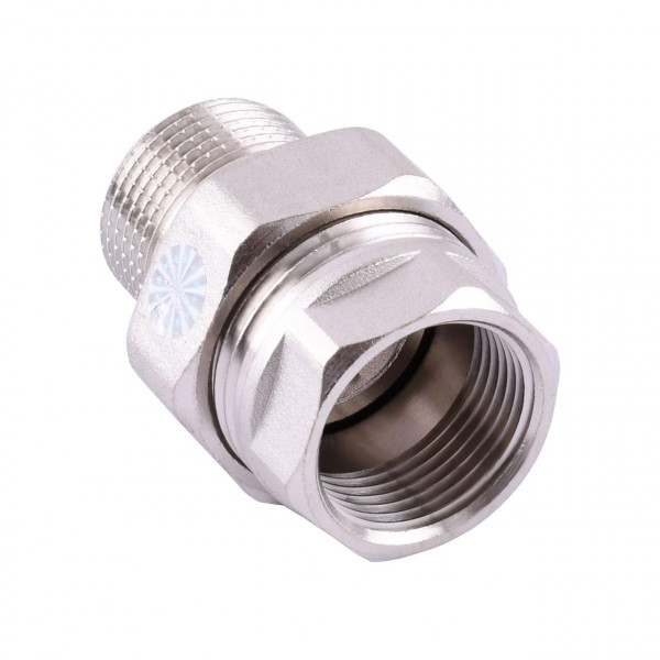 Сгон-американка прямой PROFESSIONAL 1/2″ НИКЕЛЬ QP160 (000013964)
