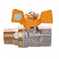 Кран шаровый прямой Q PROFESSIONAL 1/2″ НВ ЖБ PN40 QP152 (000013976)