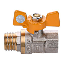 Кран шаровый прямой Q PROFESSIONAL 1/2″ НВ ЖБ PN40 QP152 (000013976)