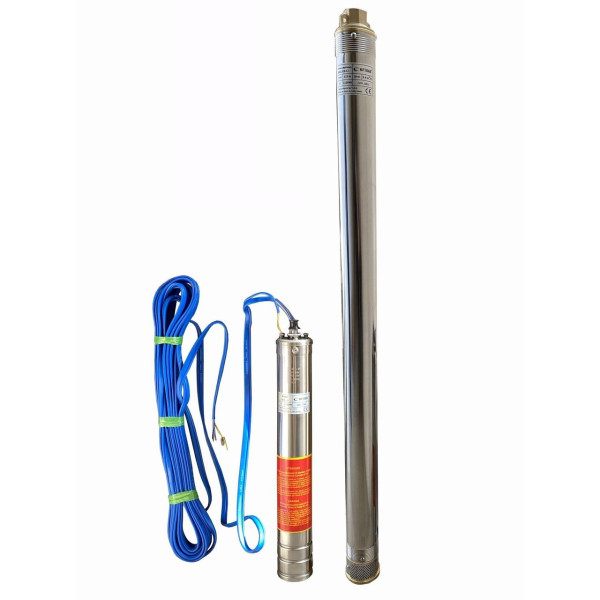 Насос скважинный с пов,уст, к песку 3″ OPTIMA 3SDm2,5/30 1,1 кВт 124м + пульт+кабель 15м NEW (000014125)