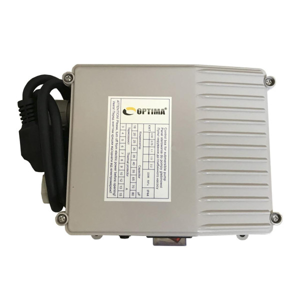 Насос скважинный с пов,уст, к песку 3″ OPTIMA 3SDm2,5/30 1,1 кВт 124м + пульт+кабель 15м NEW (000014125)