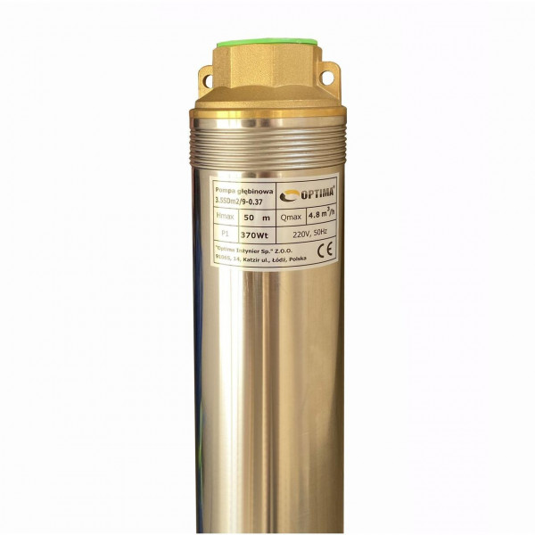 Насос скважинный с повышенной уст-тью к песку OPTIMA 3,5SDm2/9 0,37 кВт 50м + пульт+кабель 15м NEW (000014126)
