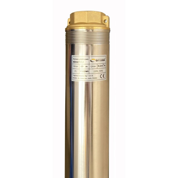Насос скважинный с повышенной уст-тью к песку OPTIMA 4SDm6/11 1,1 кВт 69м + пульт NEW (000014135)