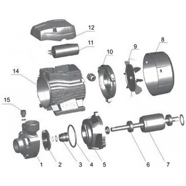 Насос вихревой Optima QB-60 L 0,37кВт (000014280)