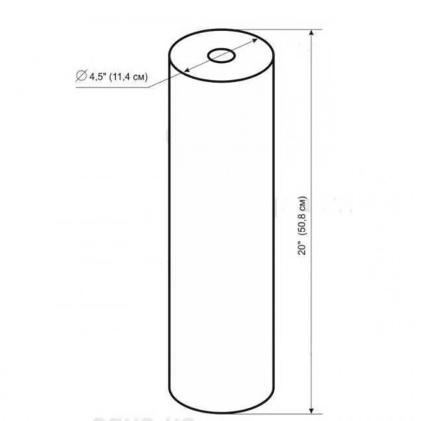 Картридж шнурковий Bio+ Systems PPW-20L-LN ( 5 мкм) BigBlue 20″ (000014491)