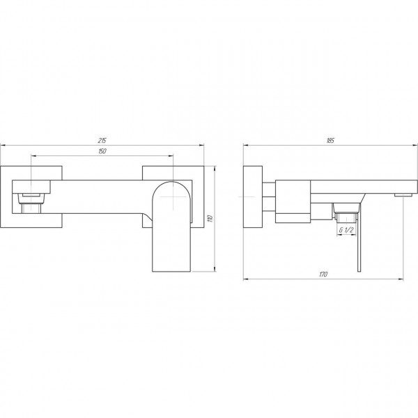 Смеситель для ванны TOPAZ SARDINIA TS 08118-H19 (000014754)