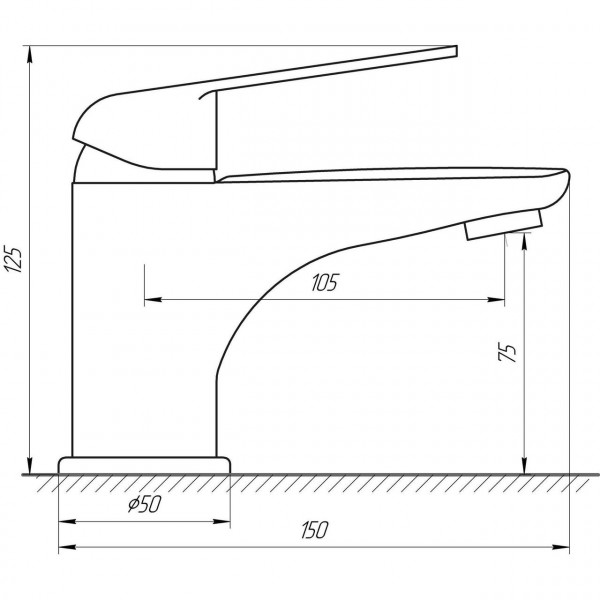 Змішувач для умивальника Globus Lux Koln GLK-0101 (000014951)