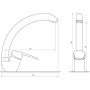 Смеситель для кухни Globus Lux Koln GLK-0203S (000014957)