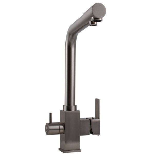 Смеситель для кухни под осмос Globus Lux LAZER GLLR-0100-8-STSTEEL (000014965)