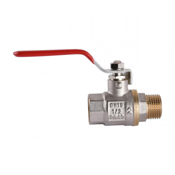 Кран кульовий прямий SOLOMON 1/2″ ЗВ КР PN40 B1002 (000015016)