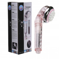Лейка д/душа г/массаж. +КАРТРИДЖ (розовая) SFH-01 Pink (000015026)