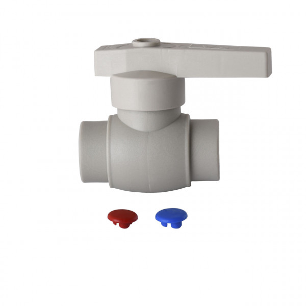 Кран шаровый(латунный шар) Vsplast PPR ф20 1021 (000015308)