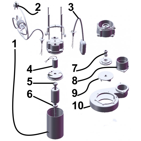 Насос фекальный Optima V250 0,3кВт (000015475)