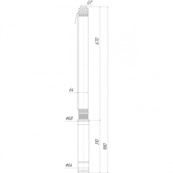 Насос свердловинний з підв, стійк, до піску 2,5″ OPTIMA 2,5SDm1,5/18 0,25 кВт 48м + пульт+кабель 15м (000015543)