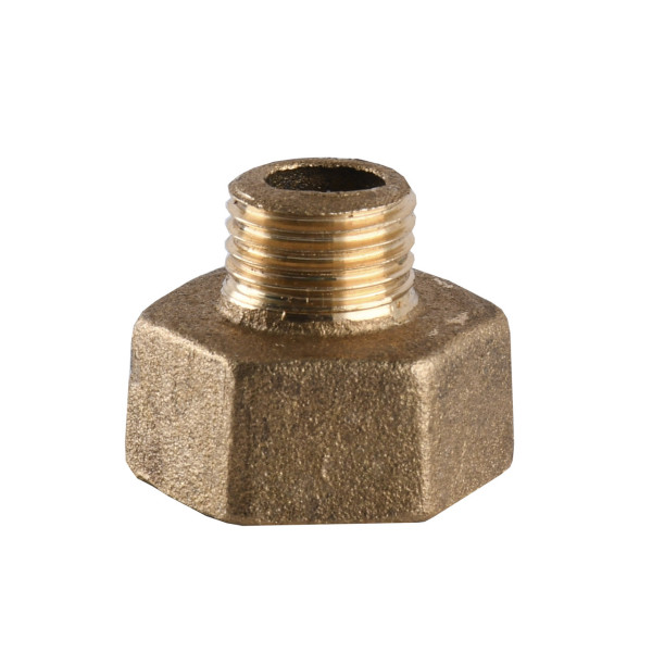 Перехідник редукційний латунний 1/2″ВР х 1/4″ЗР ливарний 639Б (000016372)