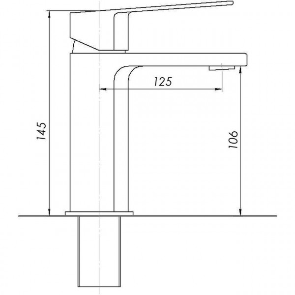 Смеситель для умывальника TOPAZ ODISS TO 18221-H52 (000016709)