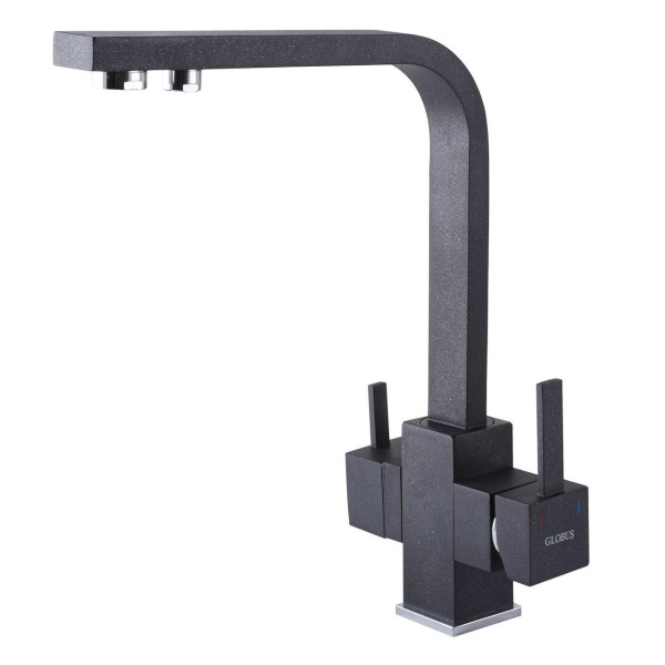 Смеситель для кухни под осмос Globus Lux LAZER GLLR-0111-1-ONIX (000017068)
