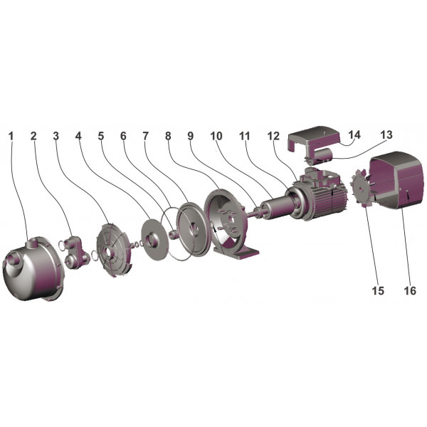 Насос центробежный Optima JET150S PRIME 1,3кВт (000017246)
