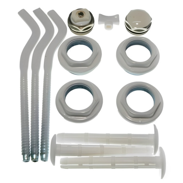 Комплект футорок секционного радиатора CRISTAL NR-2016 3/4″с 3-кронштейнами (HT 416) (000017262)