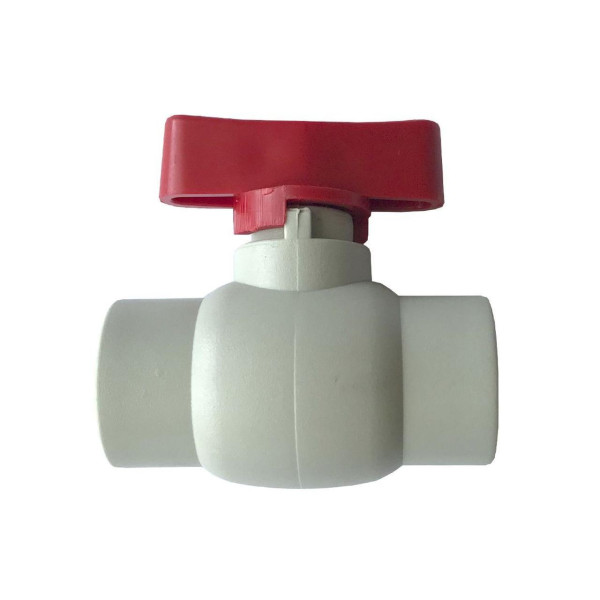 Кран шаровый(мини) Kalde PPR ф20 красный 20905 (000017433)