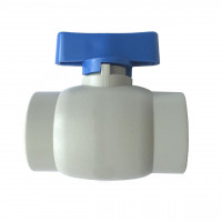 Кран шаровый(мини) Kalde PPR ф32 синий 20920 (000017436)