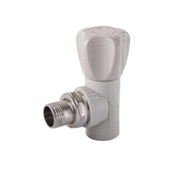 Вентиль радиаторный угловой Kalde PPR ф20x1/2 22001 (000017438)