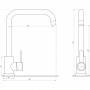 Смеситель для кухни Globus Lux WIEN SUS2-203L (000017534)