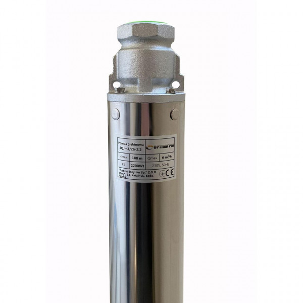 Насос скважинный с повышенной уст-тью к песку OPTIMA PM 4QJm4/26 2,2 кВт 205м + 2 м кабель (000017630)