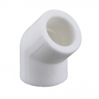 Угол Kalde PPR 45 ф40 (белый) 14040 (000017803)