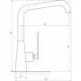 Смеситель для кухни TOPAZ TEEL TT 24401-H59-BB (000018083)