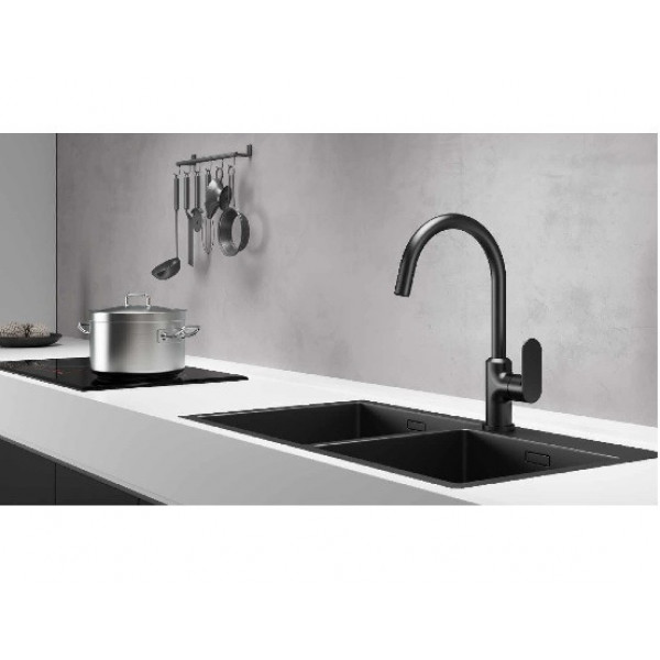 Смеситель для кухни Globus Lux Ontario GLO-0203S-BB (000018444)