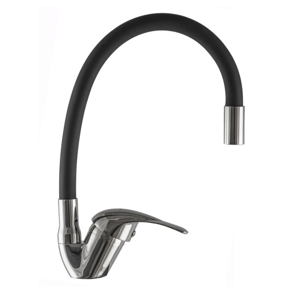 Смеситель для кухни EcoMix ENERGO E-GEZ-203SLR-BLACK (000019168)