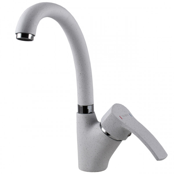 Смеситель для кухни Globus Lux QUEENSLAND GLQU-0203S-BIG-7-WHITE (000019218)