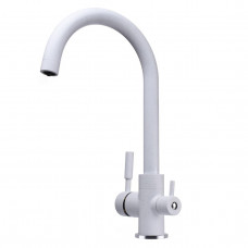 Смеситель для кухни под осмос Globus Lux LAZER GLLR-0333-7-WHITE (000019235)