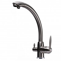 Смеситель для кухни под осмос Globus Lux LAZER GLLR-0777-8-STSTEEL (000019244)