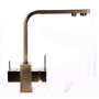 Смеситель для кухни под осмос Globus Lux LAZER GLLR-0111-9-BRONZE (000019252)